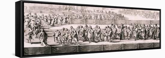 Queen Mary II's Funeral, Westminster Abbey, London, 1695-Romeyn De Hooghe-Framed Stretched Canvas