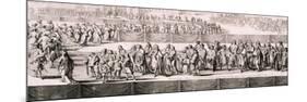 Queen Mary II's Funeral, Westminster Abbey, London, 1695-Romeyn De Hooghe-Mounted Giclee Print