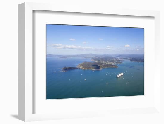 Queen Mary Ii Visits the Bay of Islands, Northland, North Island, New Zealand, Pacific-Doug Pearson-Framed Photographic Print