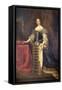 Queen Mary II-Godfrey Kneller-Framed Stretched Canvas