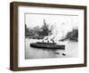 Queen Mary Leaves her New York Berth, c.1940-null-Framed Photographic Print