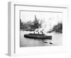 Queen Mary Leaves her New York Berth, c.1940-null-Framed Photographic Print