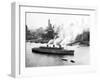 Queen Mary Leaves her New York Berth, c.1940-null-Framed Photographic Print