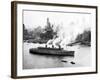 Queen Mary Leaves her New York Berth, c.1940-null-Framed Photographic Print