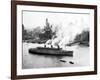 Queen Mary Leaves her New York Berth, c.1940-null-Framed Photographic Print