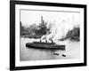 Queen Mary Leaves her New York Berth, c.1940-null-Framed Photographic Print