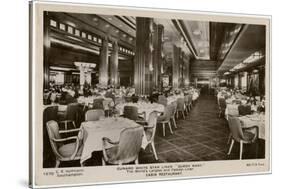 Queen Mary Ocean Liner, Cabin Restaurant-CR Hoffmann-Stretched Canvas