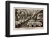 Queen Mary Ocean Liner, Dining Saloon-CR Hoffmann-Framed Photographic Print