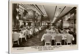 Queen Mary Ocean Liner, Dining Saloon-CR Hoffmann-Stretched Canvas