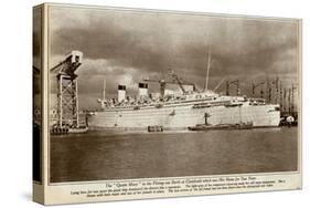 Queen Mary Ocean Liner, Interior Fitted for Passenger Use-null-Stretched Canvas