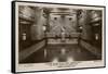 Queen Mary Ocean Liner, Swimming Pool-CR Hoffmann-Framed Stretched Canvas