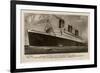 'Queen Mary' Ocean Liner-null-Framed Premium Giclee Print