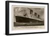 'Queen Mary' Ocean Liner-null-Framed Art Print