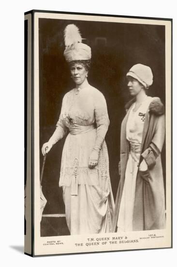 Queen Mary of Teck and Elisabeth of Belgium-null-Stretched Canvas