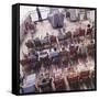 'Queen Mary' Passengers-null-Framed Stretched Canvas