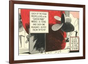 Queen Mary Propellers-null-Framed Art Print