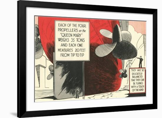 Queen Mary Propellers-null-Framed Art Print