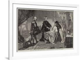 Queen Mary Quitting Stirling Castle-Edgar Melville Ward-Framed Giclee Print