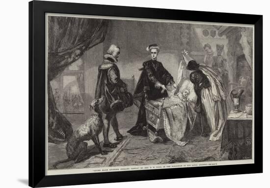 Queen Mary Quitting Stirling Castle-Edgar Melville Ward-Framed Giclee Print