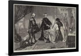 Queen Mary Quitting Stirling Castle-Edgar Melville Ward-Framed Giclee Print