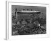 Queen Mary Ship Sailing Past Greenock in 1936-null-Framed Photographic Print