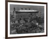 Queen Mary Ship Sailing Past Greenock in 1936-null-Framed Photographic Print