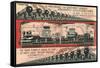 Queen Mary vs. Locomotives-null-Framed Stretched Canvas