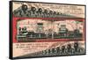 Queen Mary vs. Locomotives-null-Framed Stretched Canvas