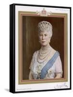 Queen Mary Wife of George V in 1935-null-Framed Stretched Canvas