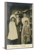 Queen Mary with Prince Edward and Duchess of Fife-null-Framed Photographic Print
