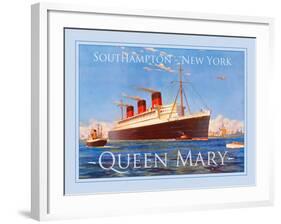 Queen Mary-The Vintage Collection-Framed Giclee Print
