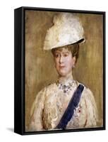 Queen Mary-Solomon Joseph Solomon-Framed Stretched Canvas