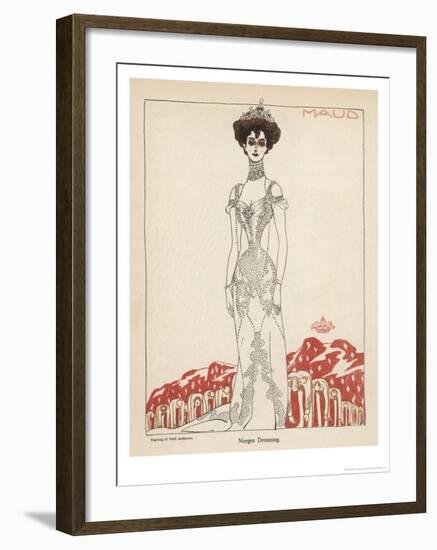 Queen Maud of Norway Wife of King Haakon VII Daughter of Edward VII of England-Valdemar Andersen-Framed Giclee Print