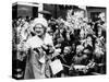 Queen Mother at Sandwich in Kent-null-Stretched Canvas