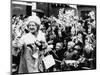 Queen Mother at Sandwich in Kent-null-Mounted Photographic Print