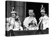 Queen Mother with Members of the Royal Family on the Balcony of Buckingham Palace-null-Stretched Canvas