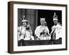 Queen Mother with Members of the Royal Family on the Balcony of Buckingham Palace-null-Framed Photographic Print