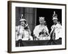 Queen Mother with Members of the Royal Family on the Balcony of Buckingham Palace-null-Framed Photographic Print