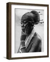 Queen Nenzima of the Mangbetu, Belgian Congo (Congo Republi), 1922-H Lang-Framed Giclee Print