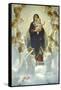 Queen of Angels-William Adolphe Bouguereau-Framed Stretched Canvas