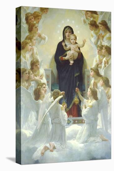 Queen of Angels-William Adolphe Bouguereau-Stretched Canvas