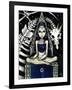 Queen of Bones (Bone Dragon)-Jasmine Becket-Griffith-Framed Art Print