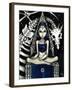 Queen of Bones (Bone Dragon)-Jasmine Becket-Griffith-Framed Art Print