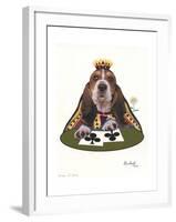 Queen of Clubs-Jenny Newland-Framed Giclee Print