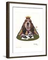 Queen of Clubs-Jenny Newland-Framed Giclee Print