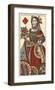 Queen of Diamonds (Bauern Hochzeit Deck)-Andreas Benedictus Gobl-Framed Art Print