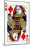 Queen of Diamonds from a deck of Goodall & Son Ltd. playing cards, c1940-Unknown-Mounted Giclee Print