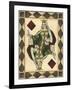 Queen of Diamonds-null-Framed Art Print