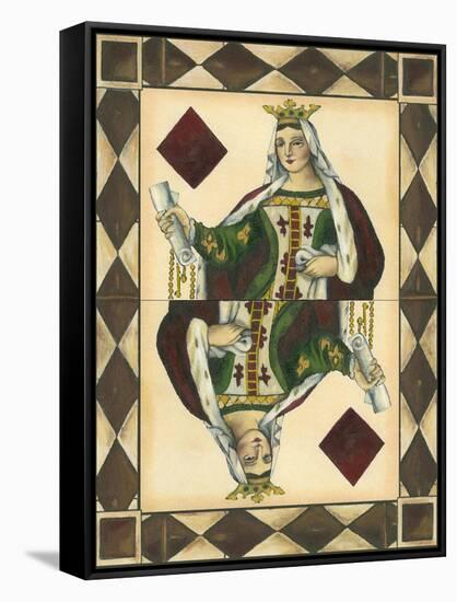 Queen of Diamonds-null-Framed Stretched Canvas