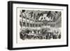 Queen of England Arriving at the Railway of Strasbourg, France. Queen Victoria. 1855-null-Framed Giclee Print